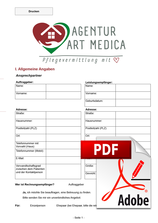 Interaktiver Fragebogen Betreuungsbeduerftige